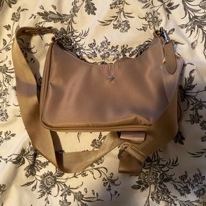 PETA & JAIN PALOMA NYLON BEIGE BAG
